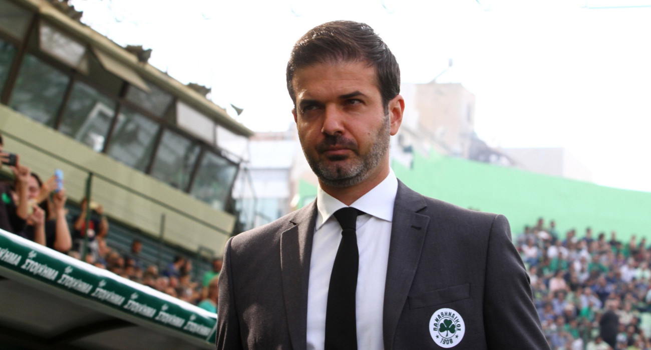 Ο Αντρέα Στραματσόνι όταν ήταν στον πάγκο του Παναθηναϊκού/Πηγή: Eurokinissi