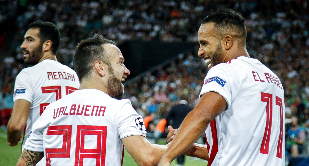 Ματιέ Βαλμπουενά και Γιουσέφ Ελ Αραμπί / Πηγή: Eurokinissi