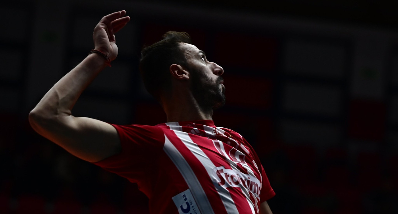 Ο Νίκος Ζουπάνη στον αγώνα του Λιγκ Καπ «Νίκος Σαμαράς» κόντρα στον Παναθηναϊκό / Πηγή: Eurokinissi