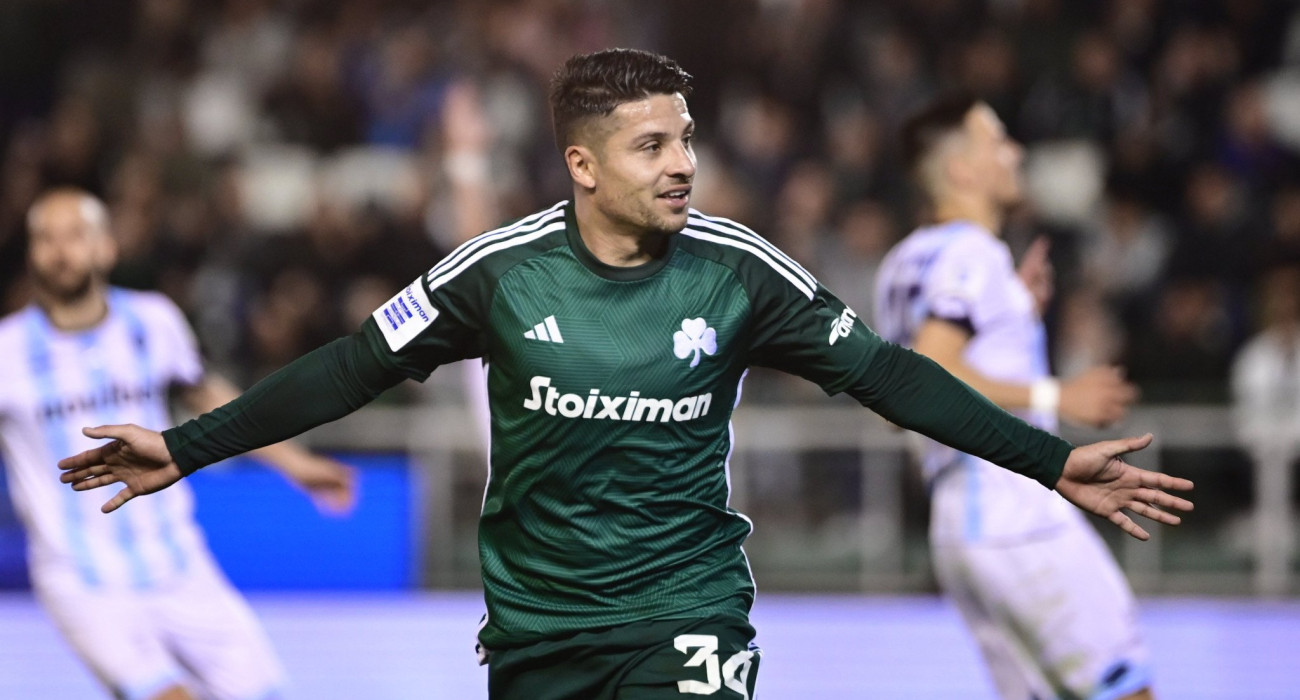 Ο Σεμπάστιαν Παλάσιος με τη φανέλα του Παναθηναϊκού / Πηγή: Eurokinissi