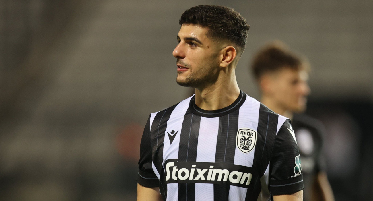 Ο Κωνσταντίνος Κουλιεράκης με τη φανέλα του ΠΑΟΚ / Πηγή: Eurokinissi