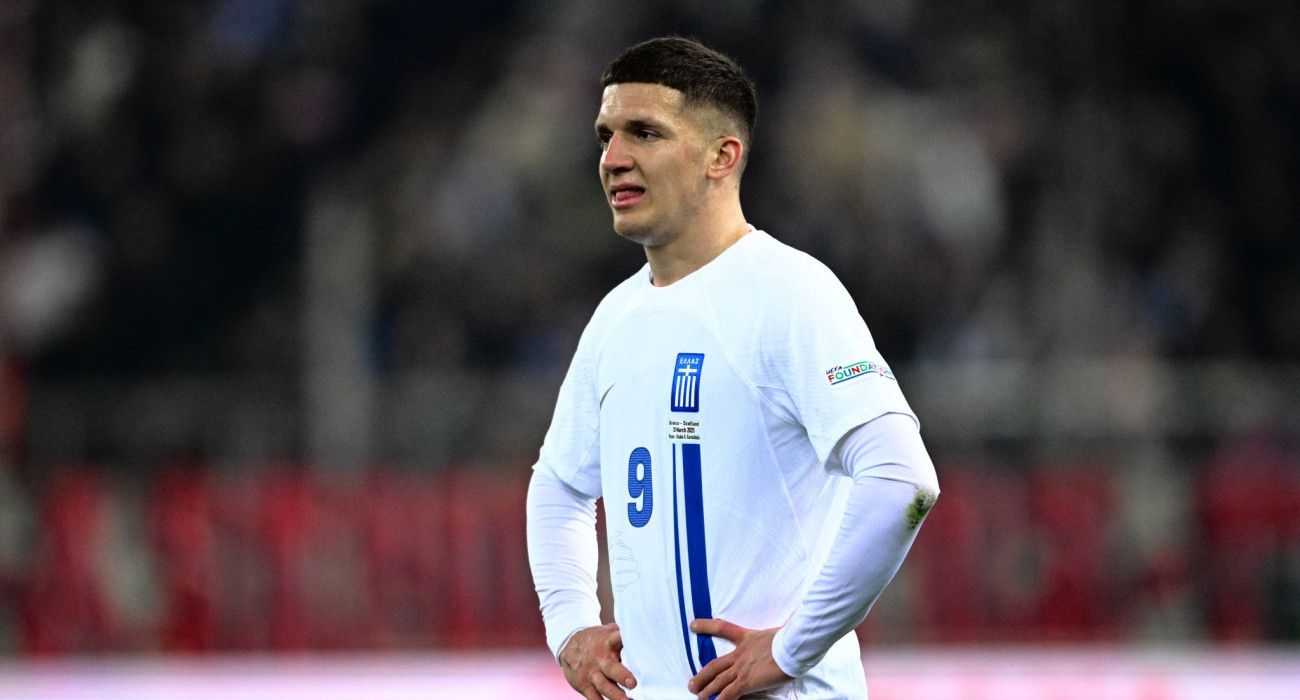 Ο Χρήστος Τζόλης στην εντός έδρας αναμέτρηση της Εθνικής Ελλάδας με την Σκωτία / Πηγή: Eurokinissi