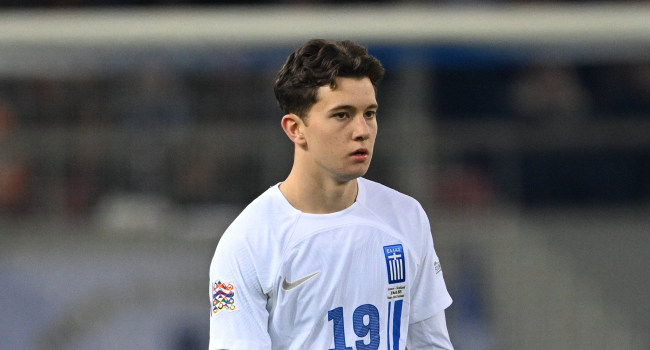 Ο Κωνσταντίνος Καρέτσας με την Εθνική Ελλάδας / Πηγή: Eurokinissi