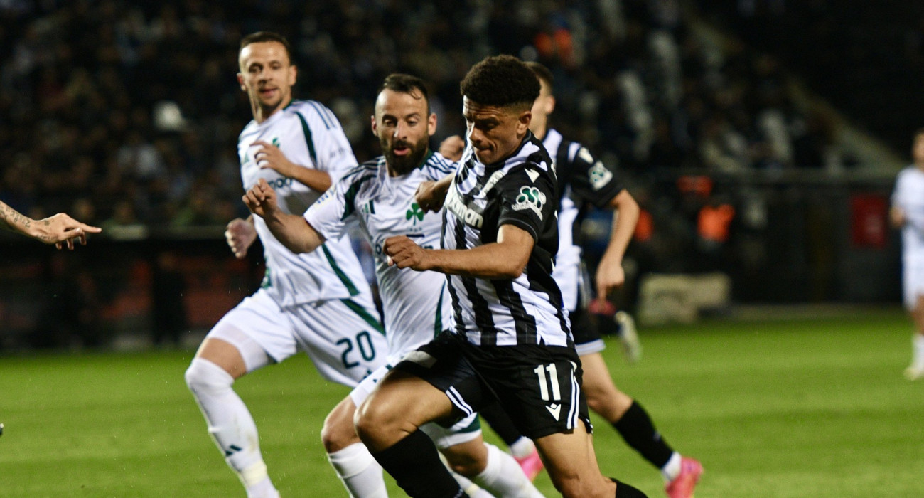 Φάση από την αναμέτρηση του ΠΑΟΚ με τον Παναθηναϊκό στην Τούμπα / Πηγή: Eurokinissi