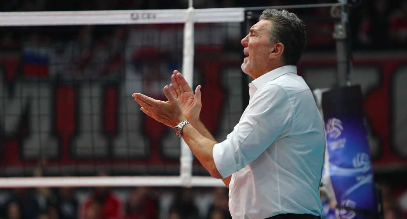 Ο προπονητής του Ολυμπιακού, Αντρέα Γκαρντίνι / Πηγή: Eurokinissi