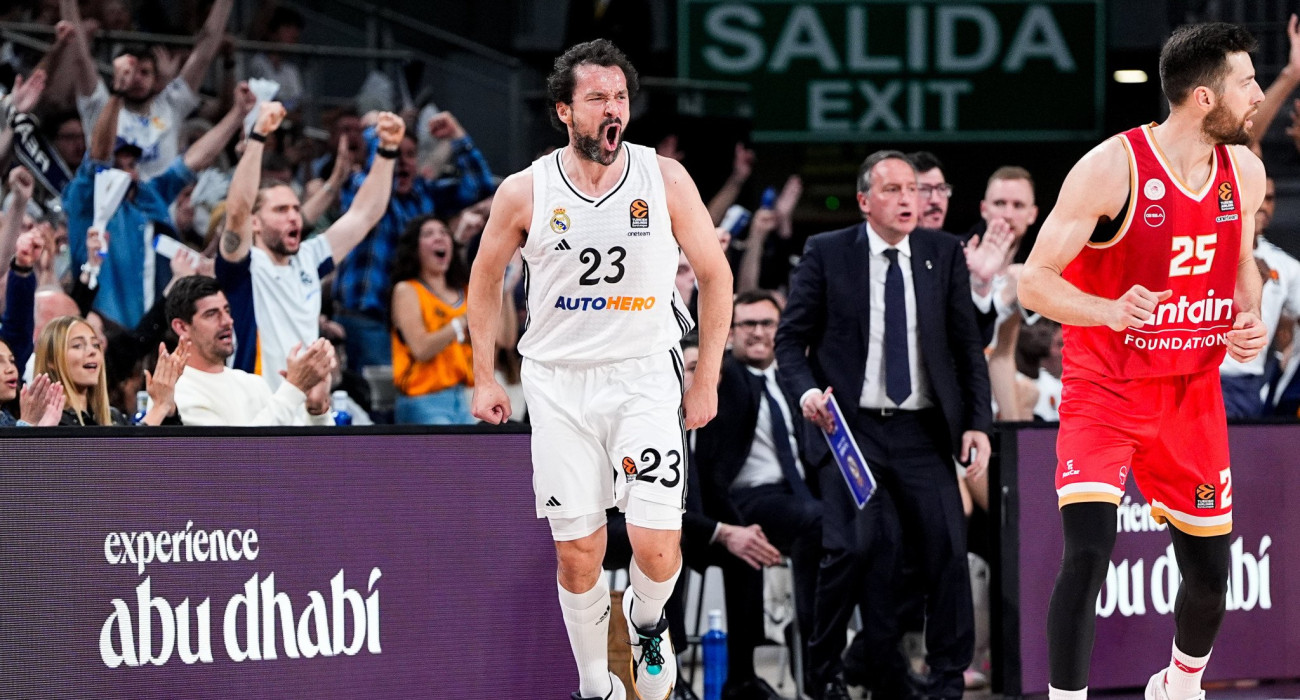 Ο Σέρχιο Γιουλ στο Game 4 των playoffs της Euroleague κόντρα στον Ολυμπιακό / Πηγή: Eurokinissi