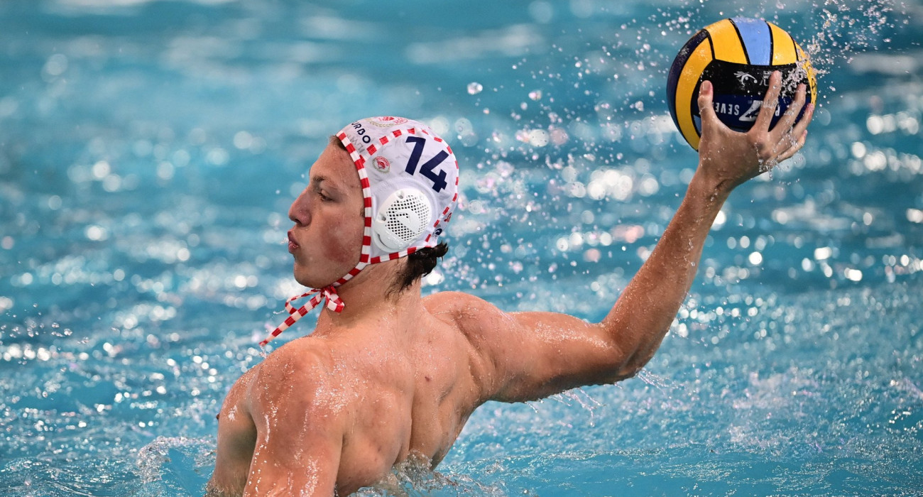 Ο Βαγγέλης Πούρος στον αγώνα του Ολυμπιακού απέναντι στη Βουλιαγμένη / Πηγή: Eurokinissi