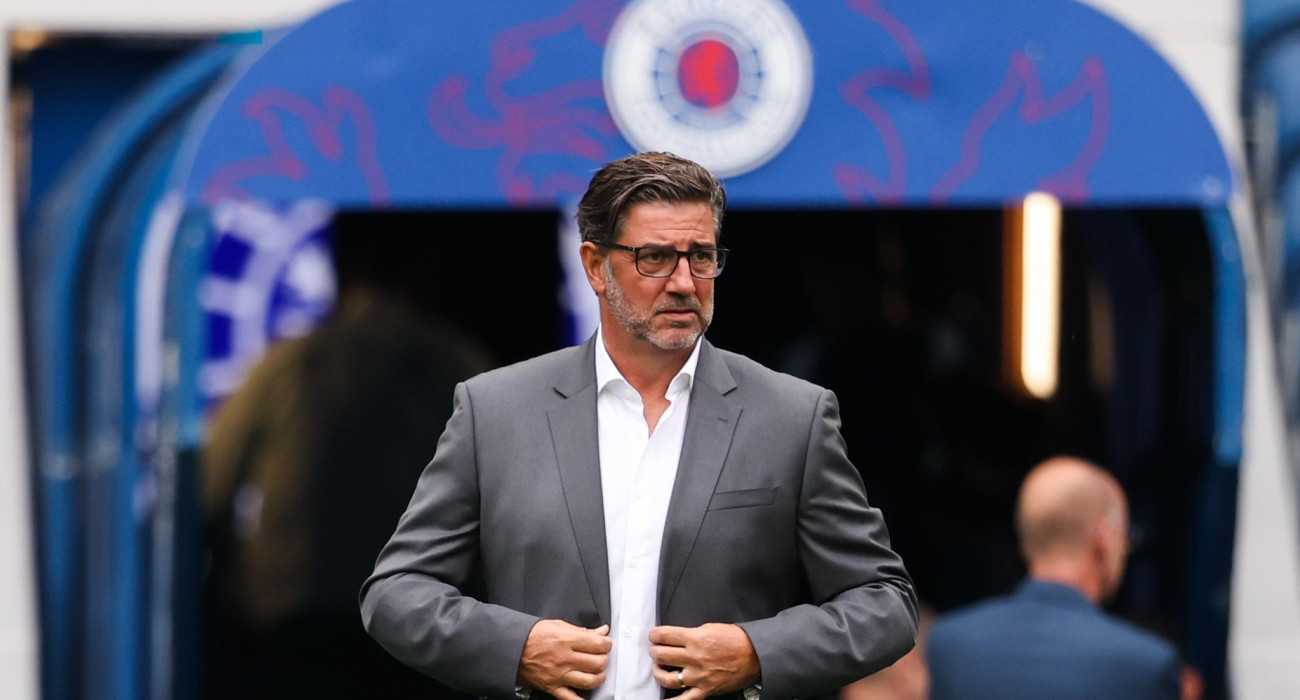 Ο Ρουί Βιτόρια στο «Ibrox» / Πηγή: Eurokinissi