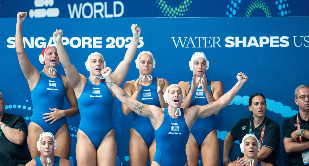 Πηγή : Eurokinissi - Οι Παγκόμσιες Πρωταθλήτριες Ελληνίδες πολίστριες