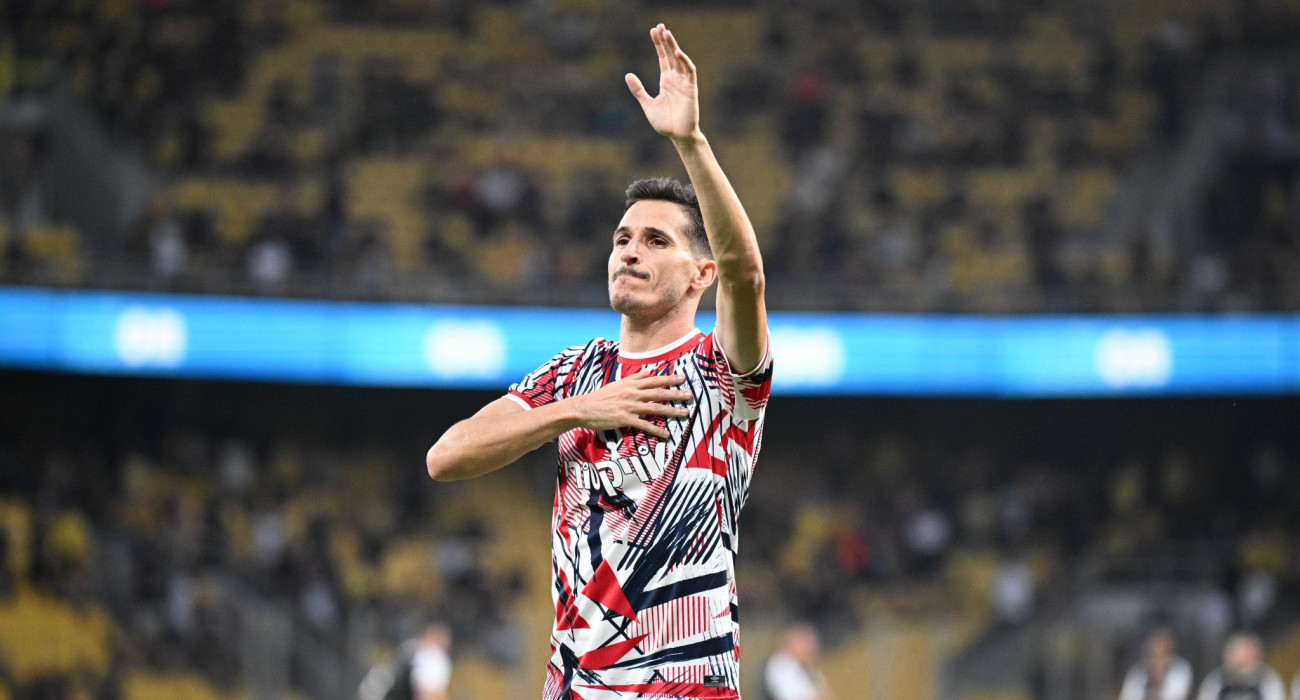 Ο Έλντερ Λόπες πριν το ΑΕΚ - Χάποελ Μπερ Σεβά / Πηγή: Eurokinissi