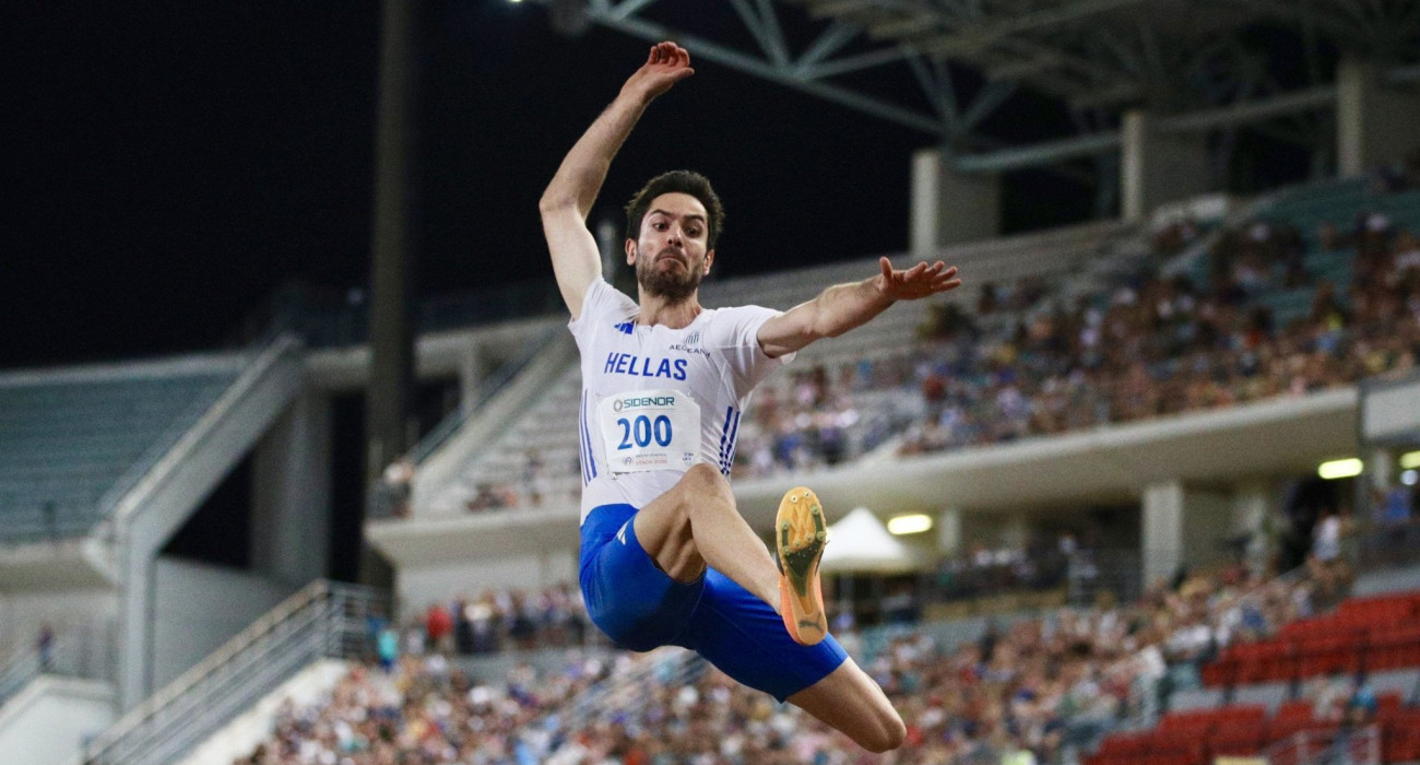 Ο Μίλτος Τεντόγλου στο Βαλκανικό Πρωτάθλημα 2025 / Πηγή: Eurokinissi