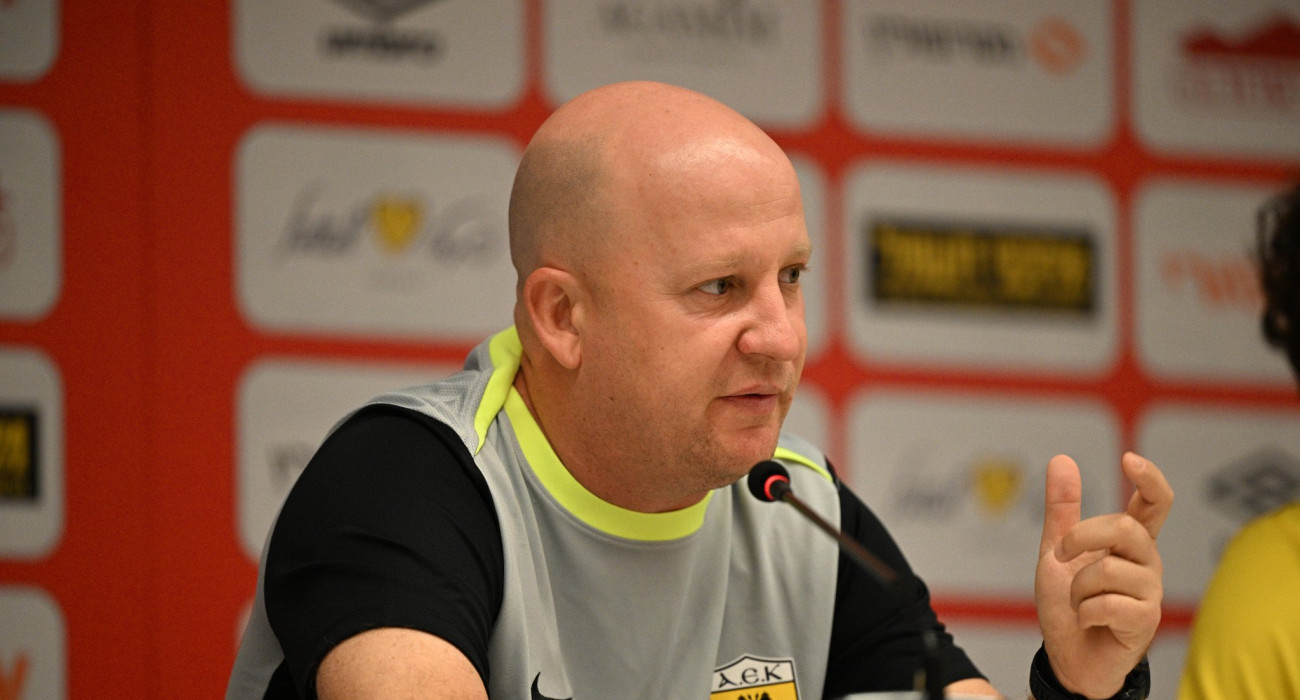 Ο Μάρκο Νίκολιτς στη συνέντευξη Τύπου / Πηγή: Eurokinissi