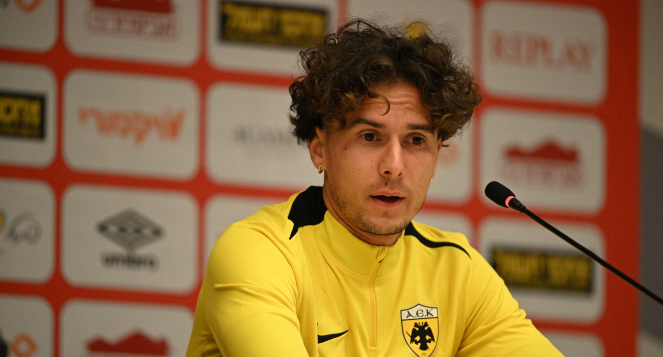 Ο Ρόμπερτ Λιούμπιτσιτς στη συνέντευξη Τύπου / Πηγή: Eurokinissi