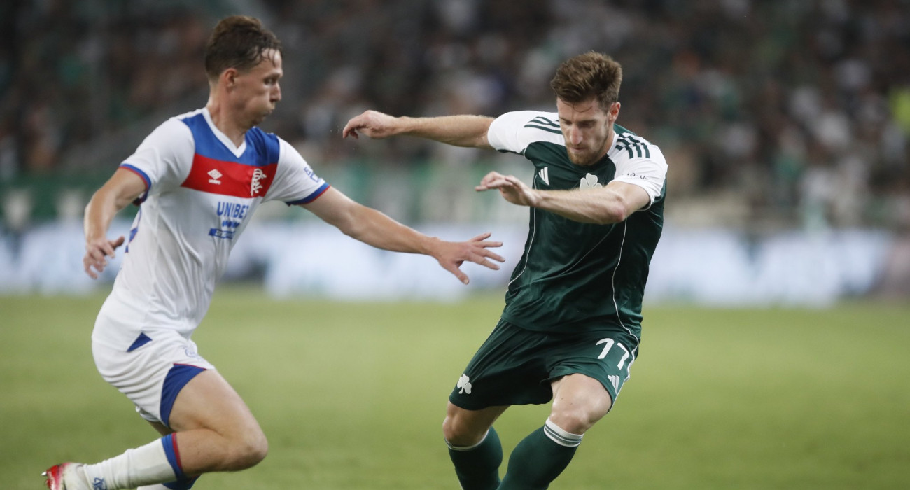 Φάση από την αναμέτρηση του Παναθηναϊκού με τη Ρέιντζερς/Πηγή: Eurokinissi