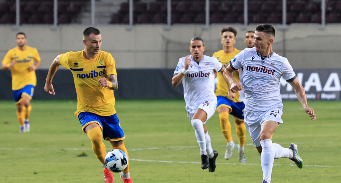 Στιγμές απ' το φιλικό του Παναιτωλικού με την ΑΕΛ / Πηγή: Eurokinissi