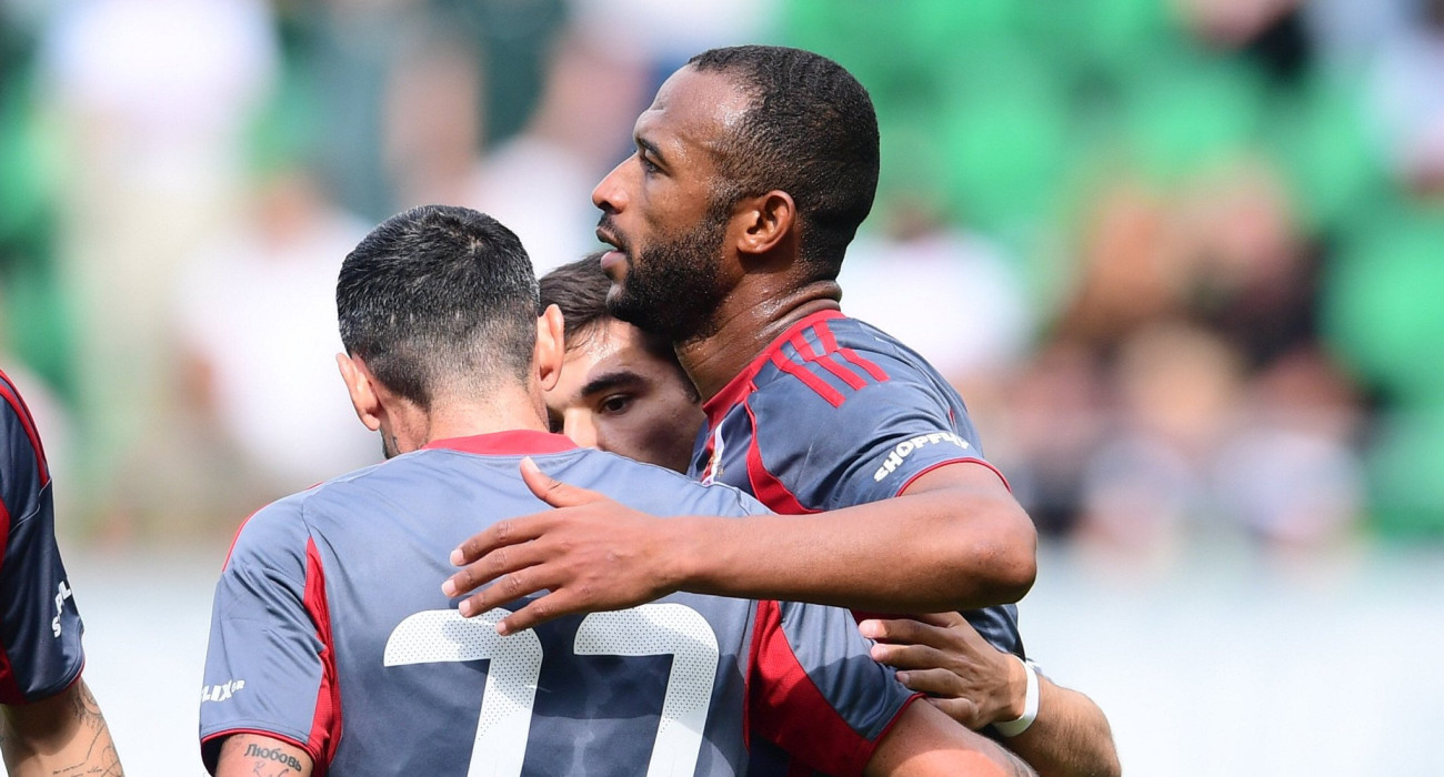 Ελ Κααμπί και Καμπελά πανηγυρίζουν / Πηγή: Eurokinissi