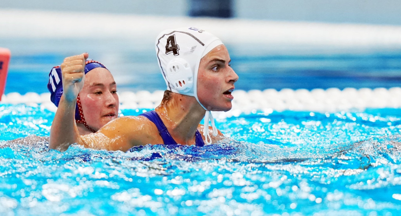 Η Στεφανία Σάντα με την Εθνική / Πηγή: Eurokinissi