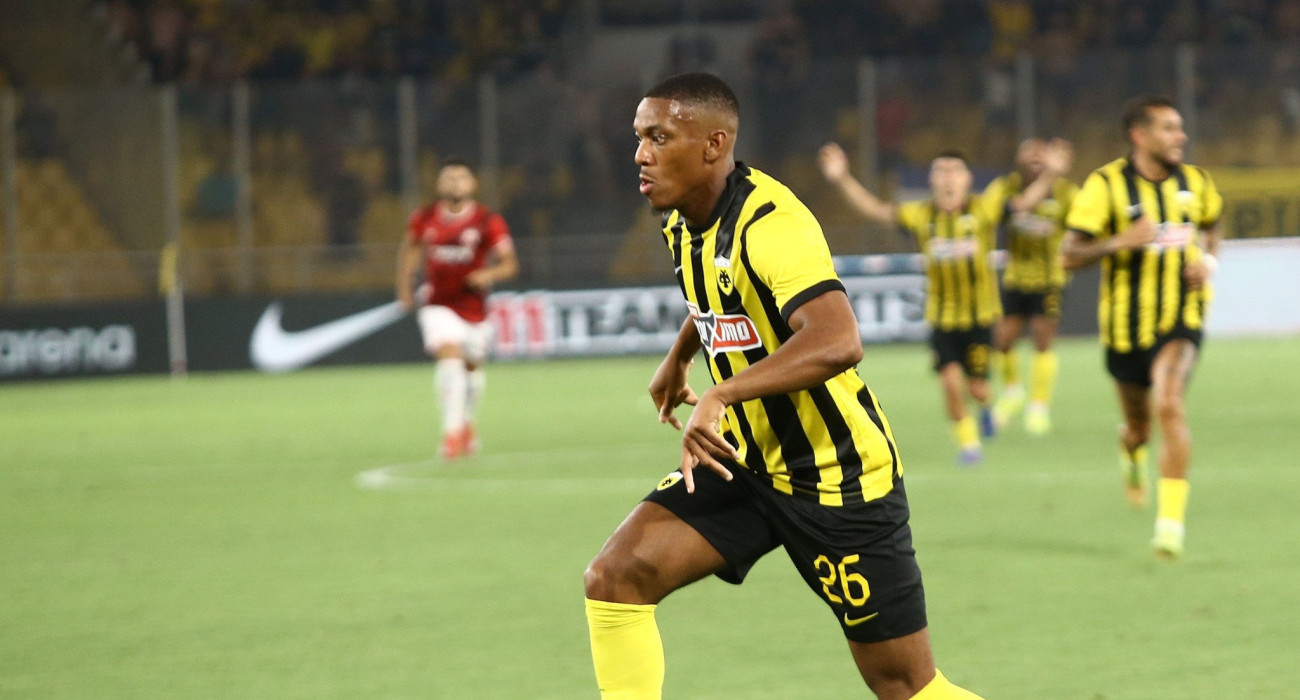 Ο Αντονί Μαρσιάλ σε αγώνα της ΑΕΚ / Πηγή: Intime