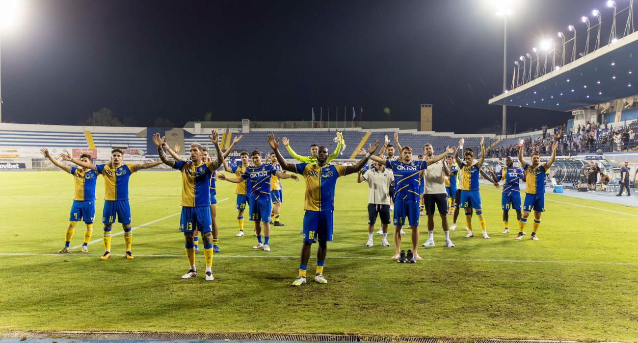 Οι ποδοσφαιριστές του Αστέρα AKTOR / Πηγή: asterastripolis.gr