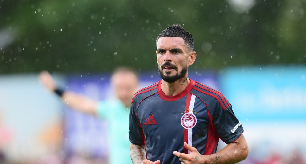 Ο Ρεμί Καμπελά σε φιλικό του Ολυμπιακού / Πηγή: Eurokinissi