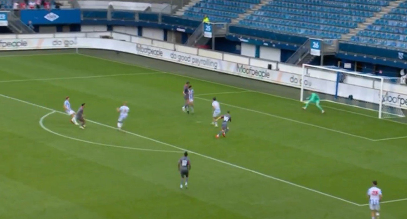 To γκολ του Τσικίνιο / Πηγή: Screenshot