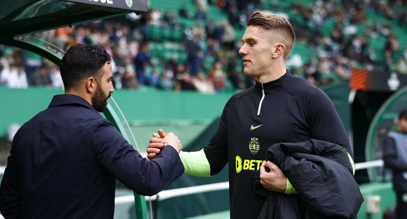 Ο Γιόκερες με τον Αμορίμ από την κοινή τους θητεία στην Σπόρτινγκ / Πηγή: Photo by Joao Rico / DeFodi Images via Getty Images / Ideal Images