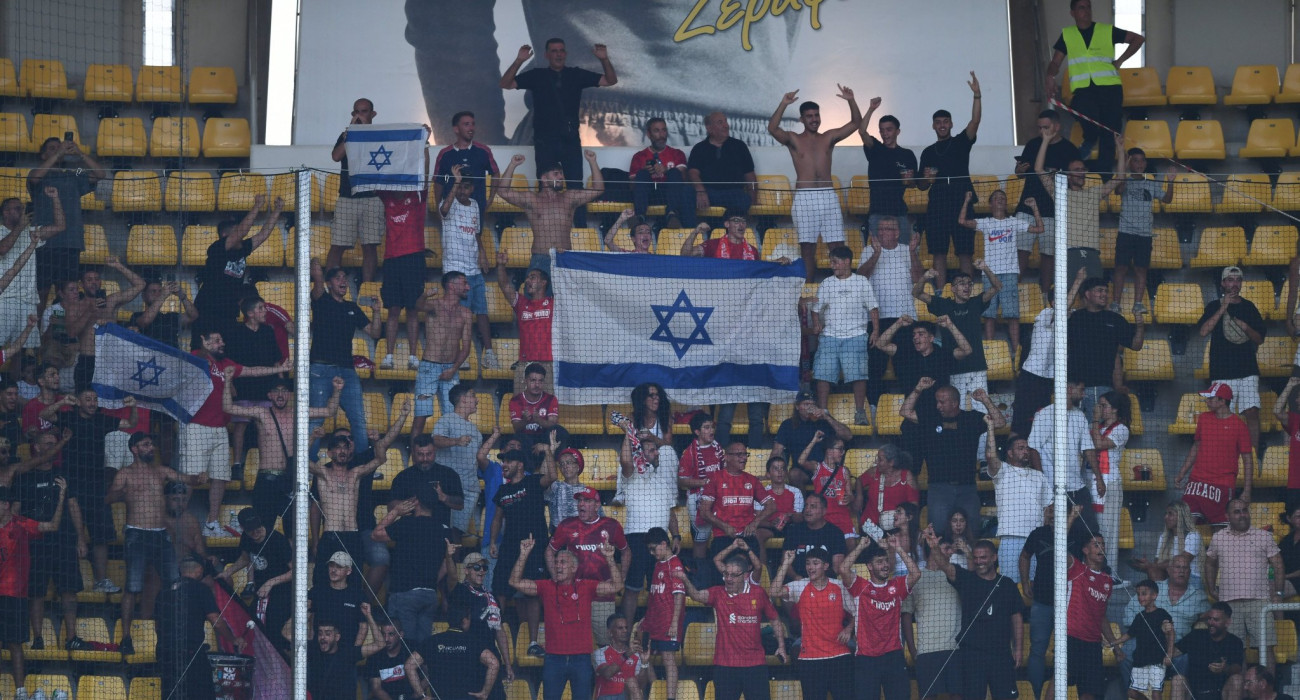 Οπαδοί της Χάποελ Μπερ Σεβά στην Αθήνα / Πηγή: Eurokinissi