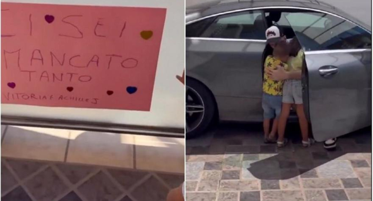 Συγκίνηση για Πολονάρα: Επέστρεψε στην αγκαλιά των παιδιών του μετά από έναν μήνα