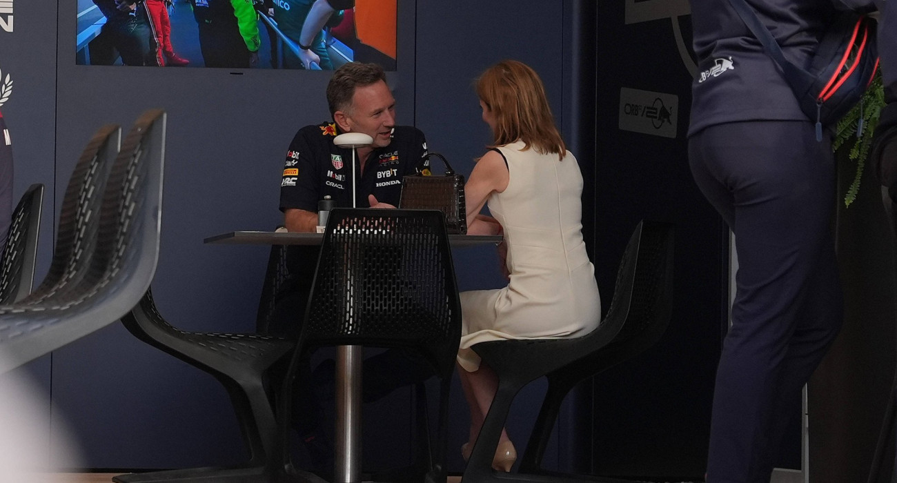 Ο Κρίστιαν Χόρνερ με τη γυναίκα του/Πηγή: Imago