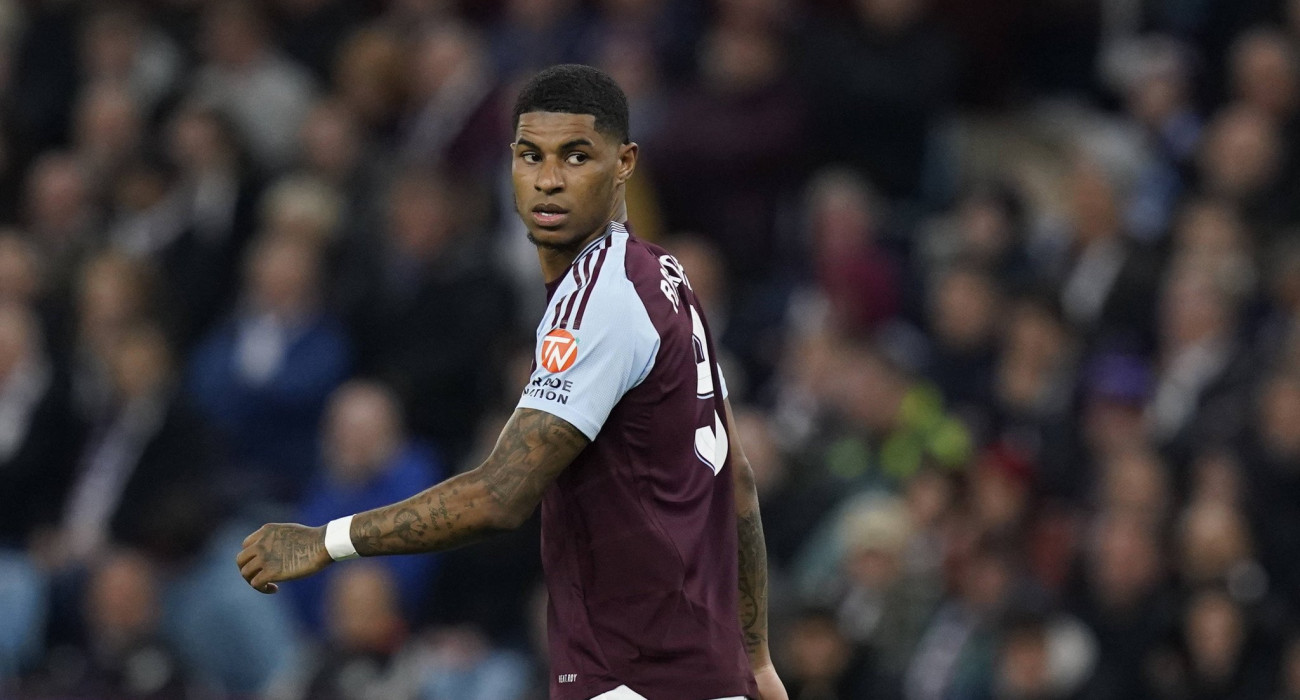 O Mάρκους Ράσφορντ με την φανέλα της Άστον Βίλα / Πηγή: Imago