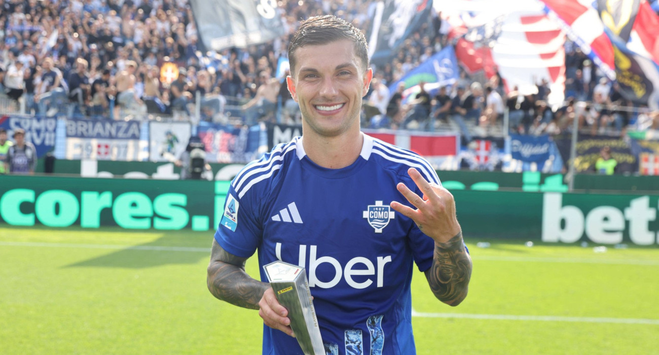 Ο Γκάμπριελ Στρεφέτσα αναδεικνύεται παίκτης του αγώνα απέναντι στην Κάλιαρι / Πηγή: Imago