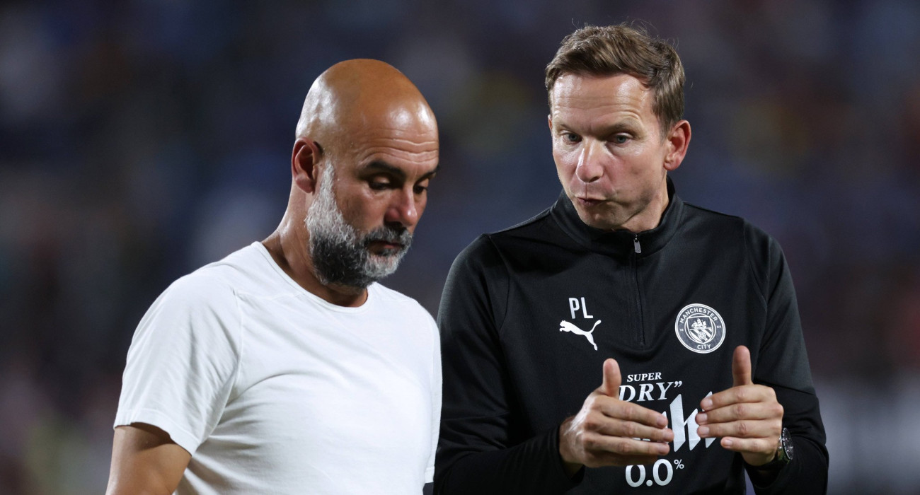 Ο Πεπ Γκουαρδιόλα με τον Πεπ Λίντερς / Πηγή: Imago