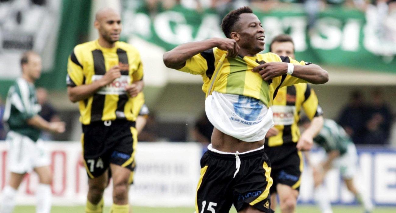 Ο Ζαν Μαρί Σιλά με τη φανέλα του Εργοτέλη / Πηγή: Eurokinissi