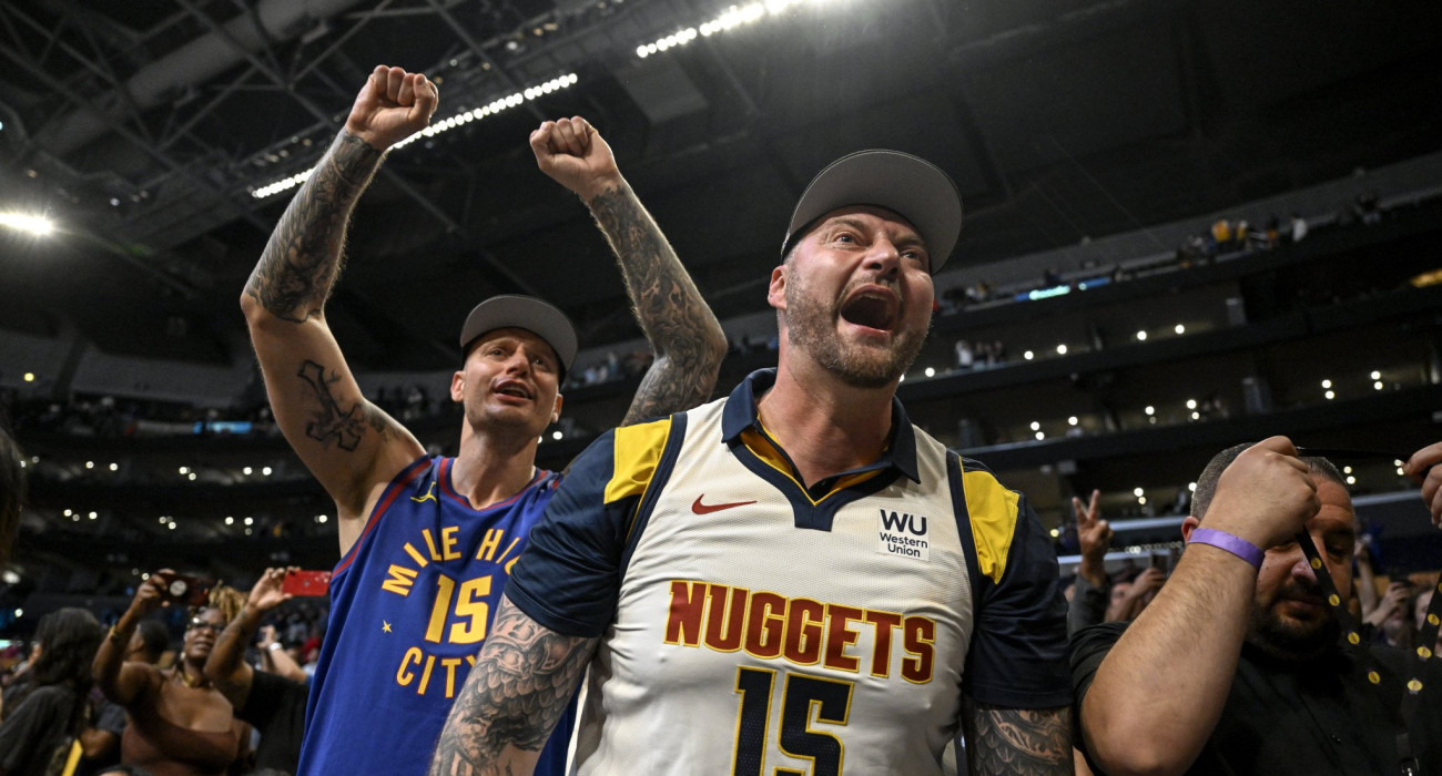 Ο Στραχίνια και ο Νεμάνια Γιόκιτς / Photo by AAron Ontiveroz / The Denver Post / Ideal Images