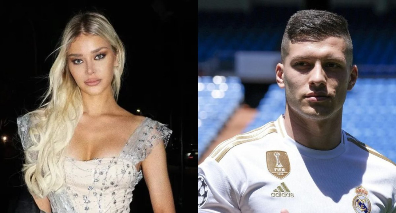 Ο Λούκα Γιόβιτς με την Σοφία Μιλόσεβιτς