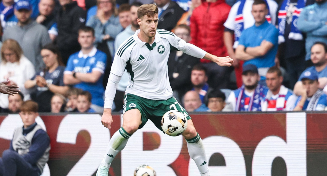 Ο Γιώργος Κυριακόπουλος πιστεύει στην ανατροπή στη ρεβάνς του Παναθηναϊκού με τη Ρέιντζερς - ΠΗΓΗ: Eurokinissi