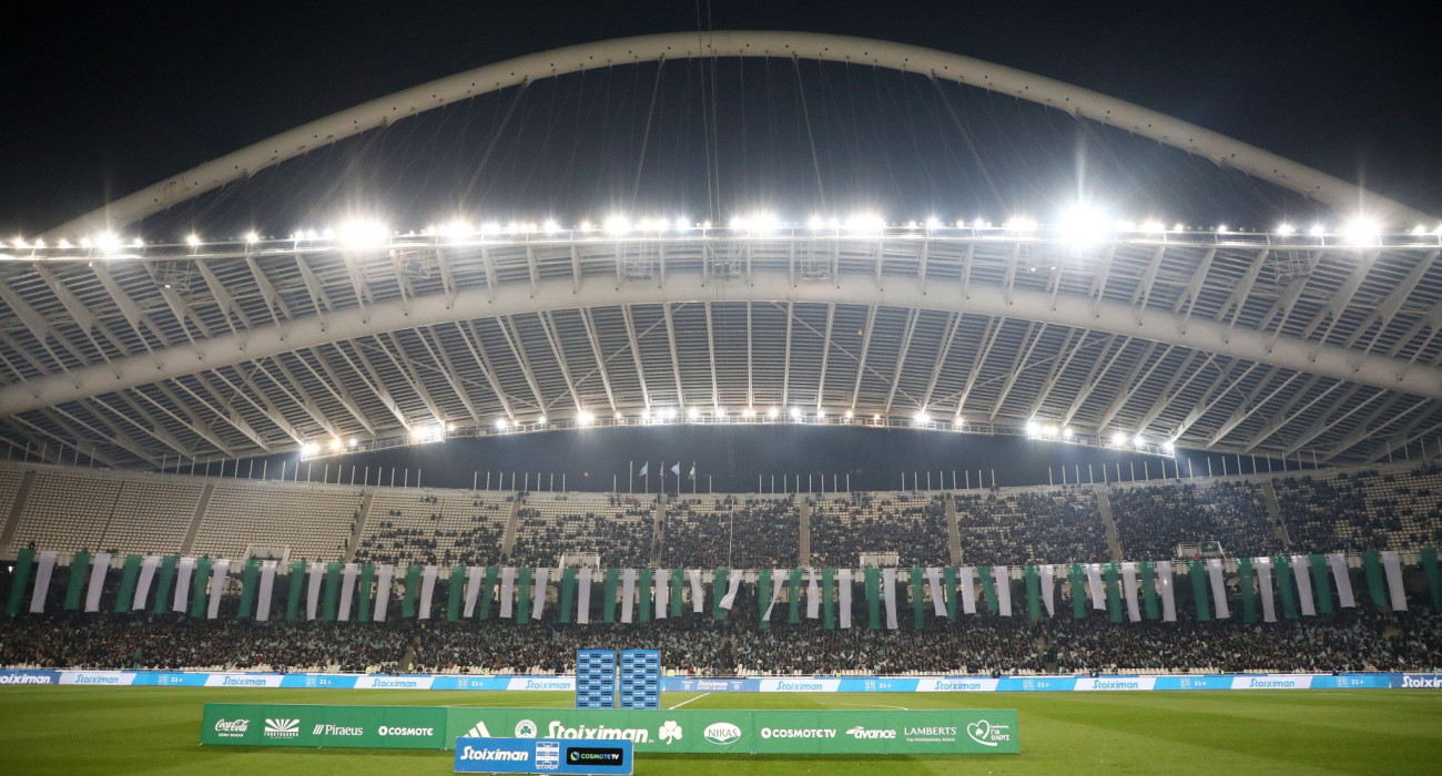 Ο κόσμος του Παναθηναϊκού στο ΟΑΚΑ / Πηγή: Intime
