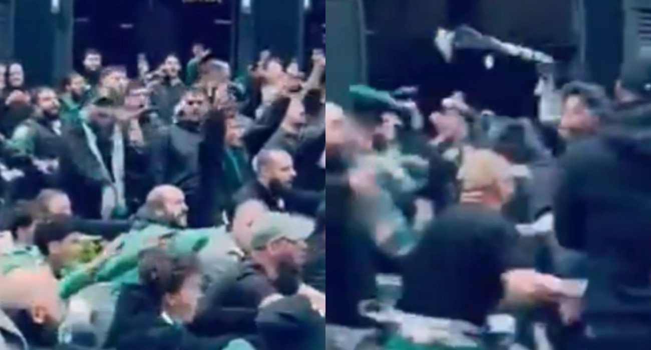 O κόσμος του Παναθηναϊκού «ζεσταίνεται» στους δρόμους της Γλασκώβης πριν τη Ρέιντζερς (video)