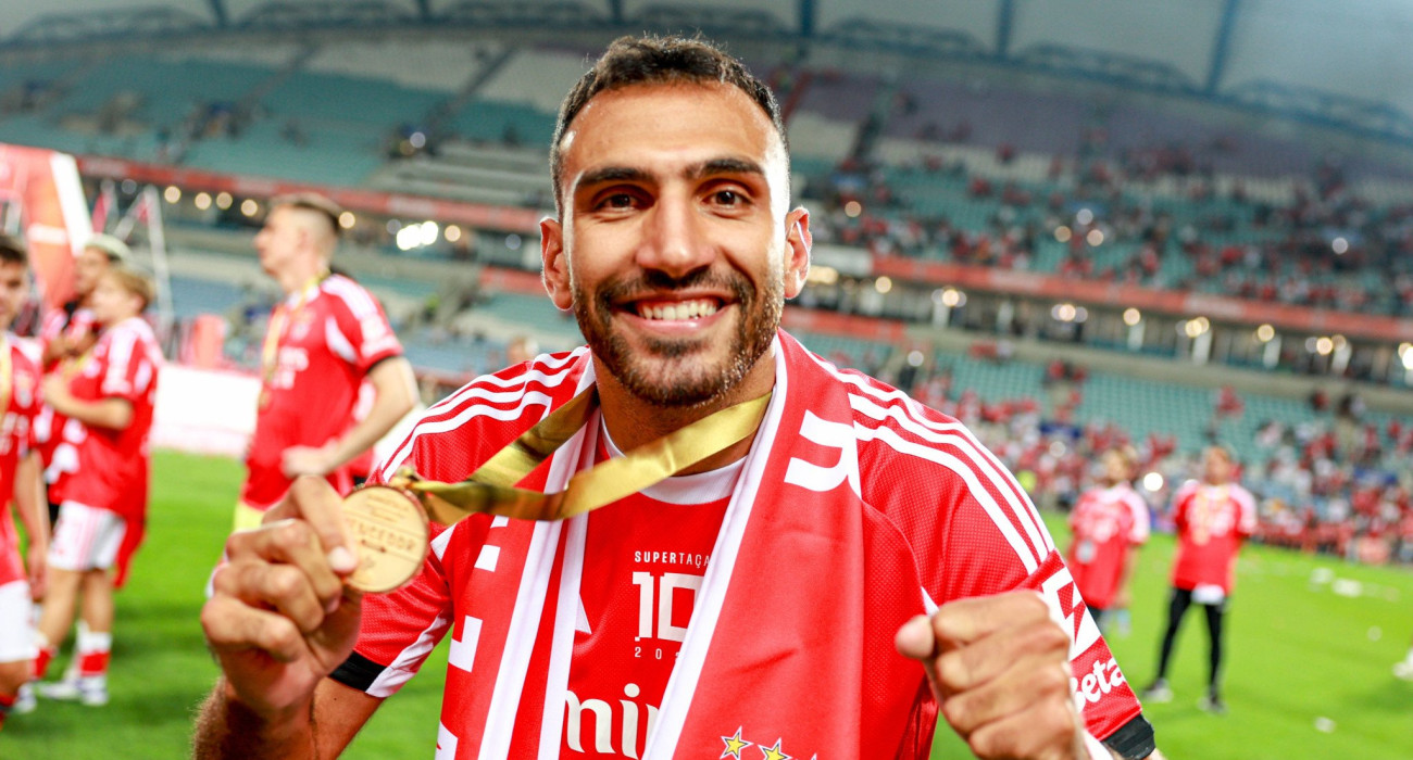 Ο Βαγγέλης Παυλίδης πανηγυρίζει με τη Μπενφίκα / Πηγή: Imago