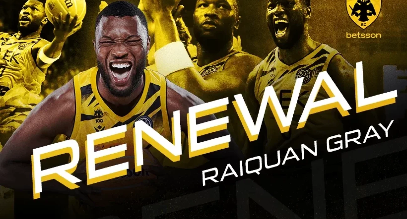 Ο Γκρέι παραμένει στην ΑΕΚ Betsson και την επόμενη σεζόν