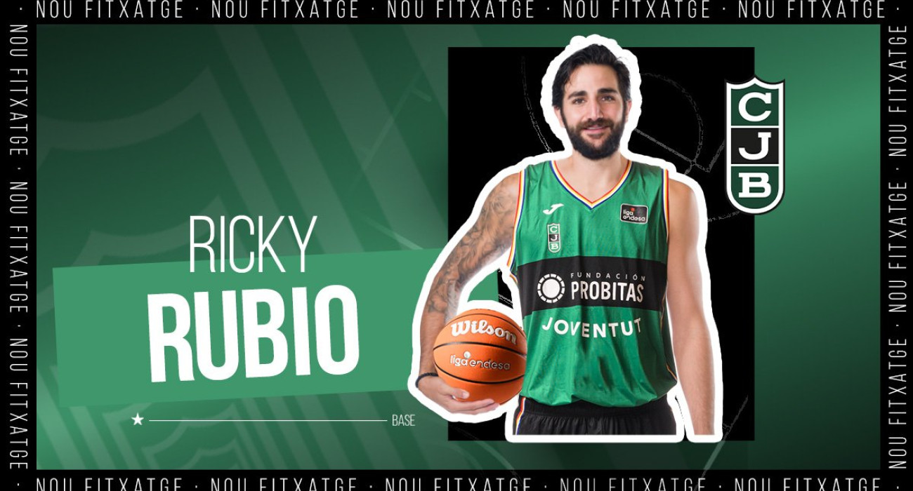 Η ανακοίνωση επιστροφής του Ρίκι Ρούμπιο, Πηγή: Club Joventut Badalona