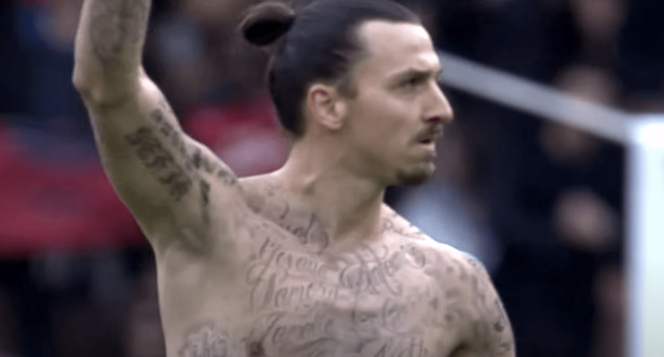 Ο Ζλάταν Ιμπραΐμοβιτς / Πηγή: Printscreen