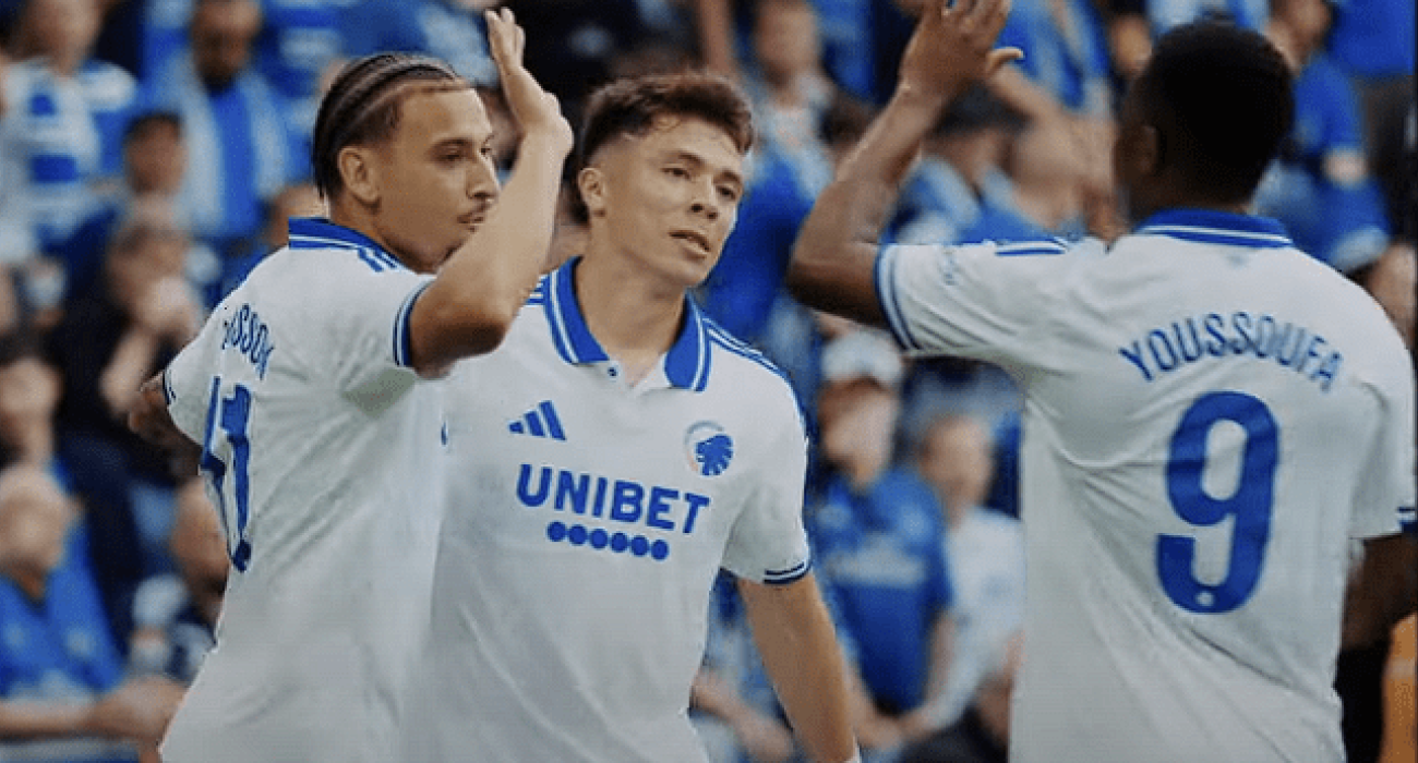 Οι παίκτες της Κοπεγχάγης πανηγυρίζουν / Πηγή: Printscreen