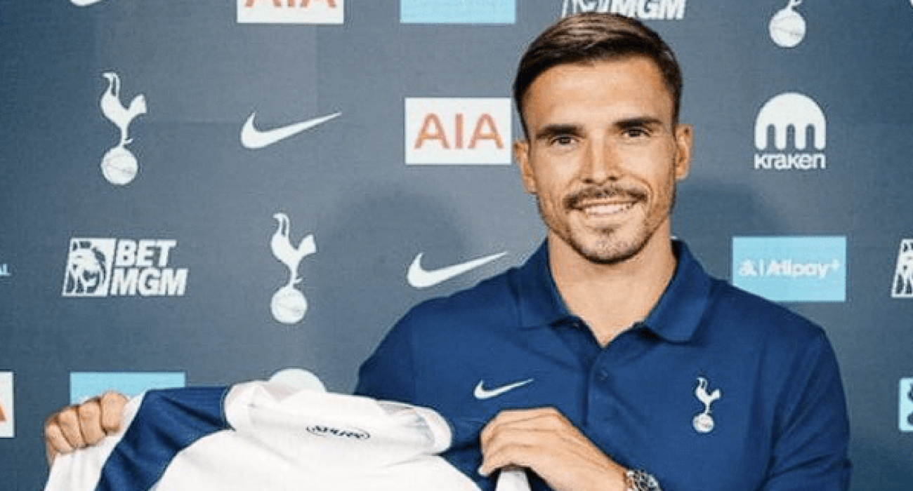 Ο Ζοάο Παλίνια με την φανέλα της Τότεναμ / Πηγή: Printscreen