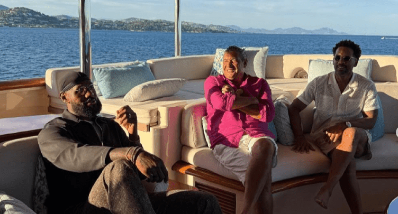 Ο ΛεΜπρόν Τζέιμς, ο Μίσκο Ραζνάτοβιτς και ο Μάβερικ Κάρτερ / Πηγή: Instagram