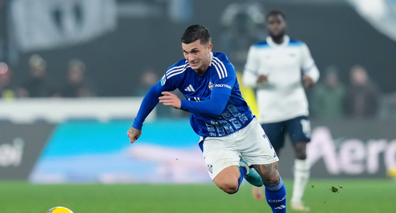 Ο Γκάμπριελ Στρεφέτσα σε αγώνα της Κόμο / Πηγή: Imago