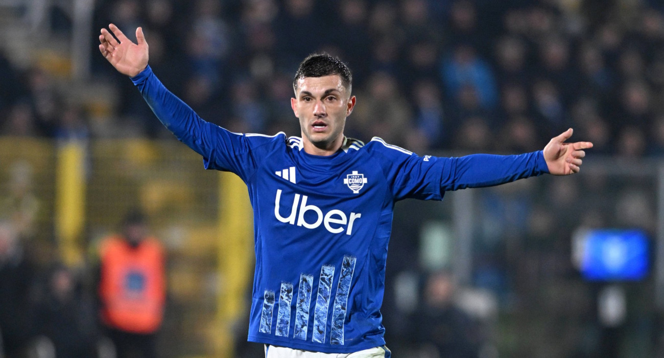 Ο Γκάμπριελ Στρεφέτσα σε αγώνα της Κόμο / Πηγή: Imago