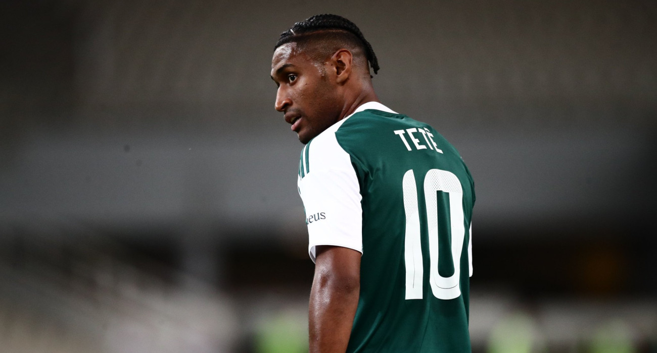 Ο Ματέους Τετέ με τη φανέλα του Παναθηναϊκού / Πηγή: Eurokinissi