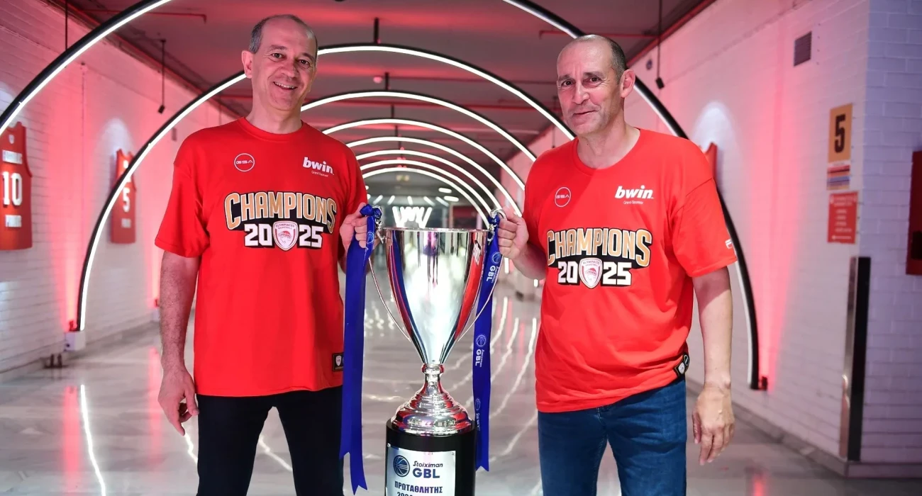 Παναγιώτης και Γιώργος Αγγελόπουλος - ΠΗΓΗ: Olympiacos BC