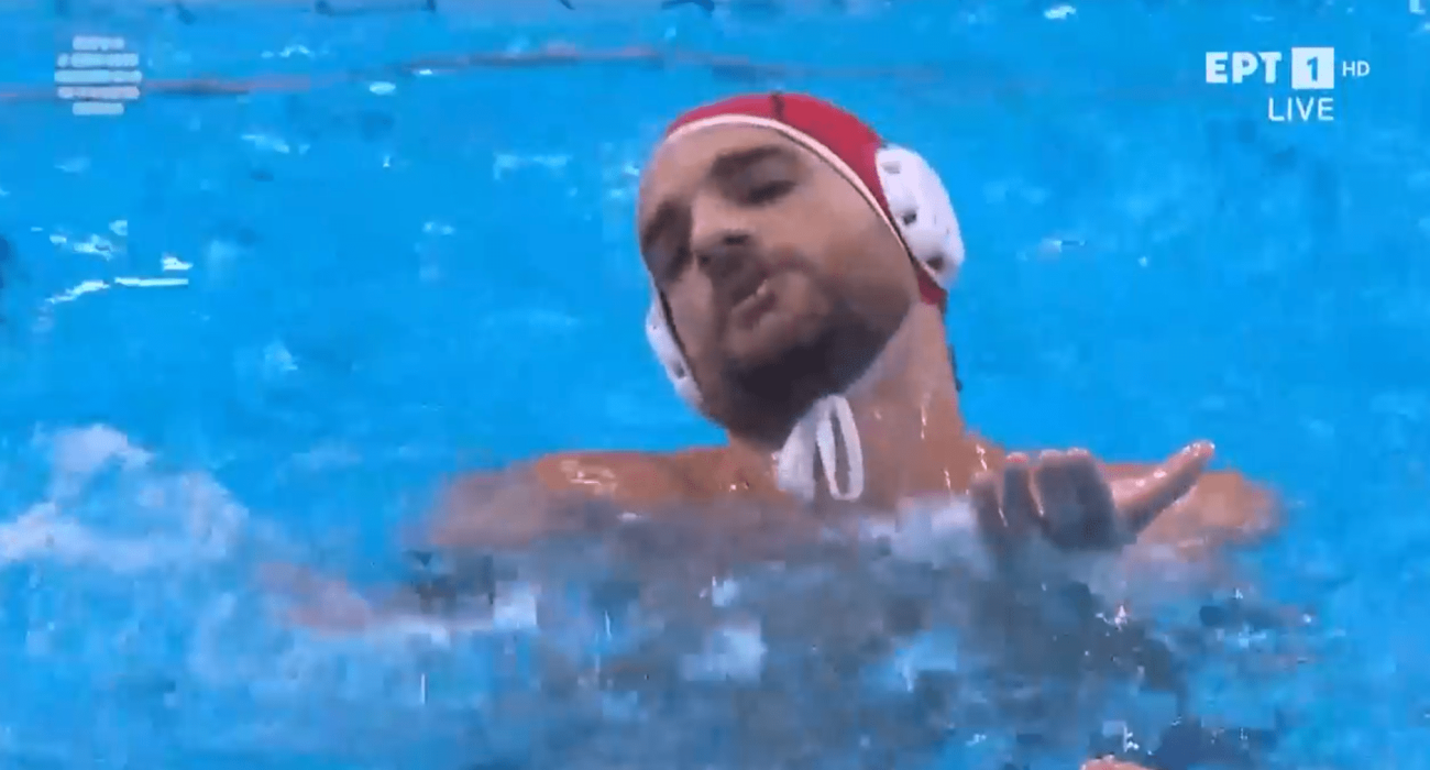 «Τι κάνεις ρε π@@@»»: Η ατάκα απογοήτευσης του τερματοφύλακα της Εθνικής πόλο μετά την ισοφάριση (video)